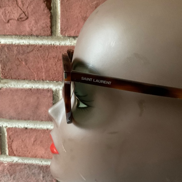 Saint Laurent Classic 6 Brown Black Frame Black Lenses Sunglasses Made in Italy - Picture 6 of 10